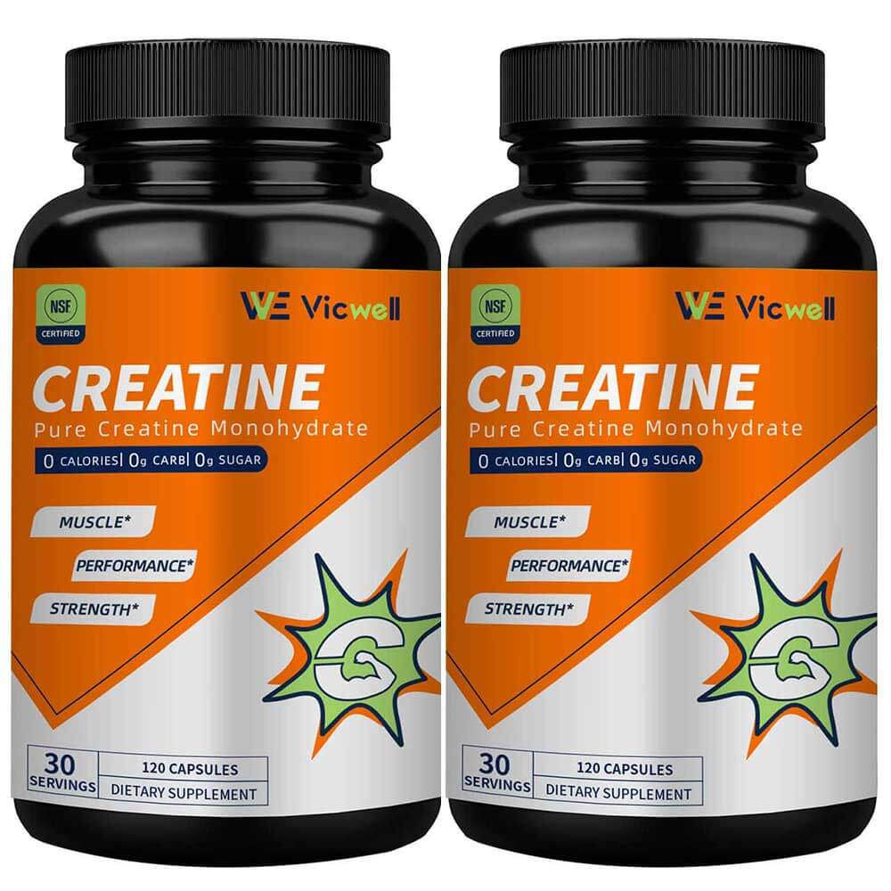 Vicwell 2800mg Creatine Monohydrate Capsules