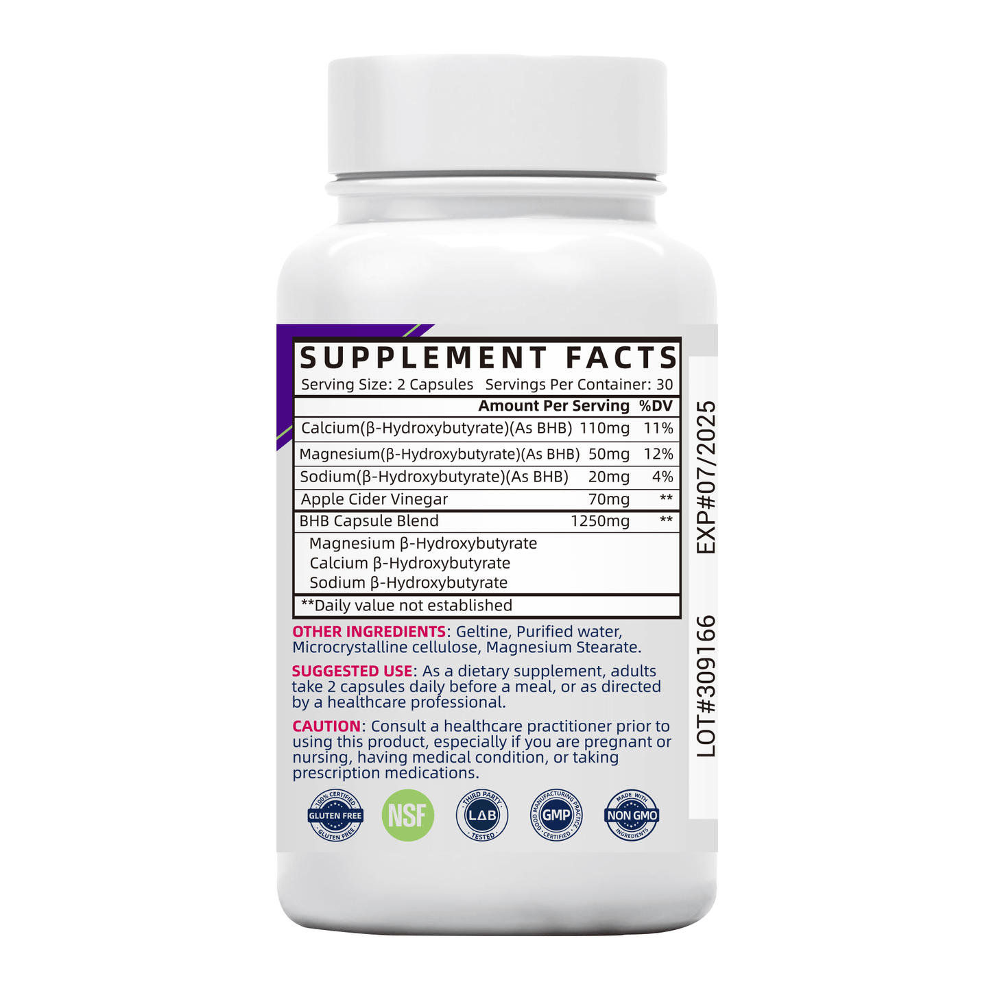 Vicwell Keto BHB Hydroxybutyrate Supplement Capsules for Keto Diet