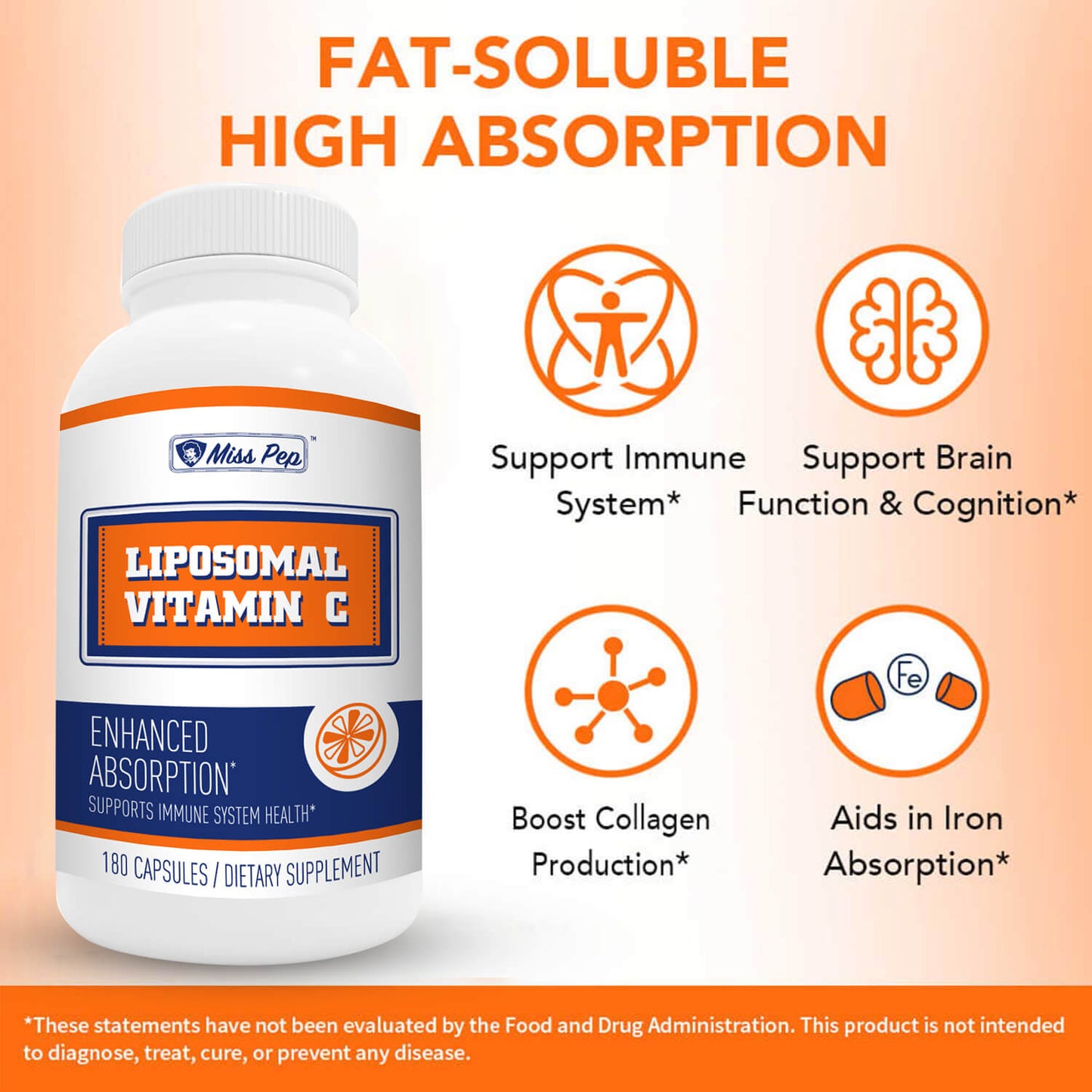 Misspep 1200 mg Liposomal Vitamin C Capsule