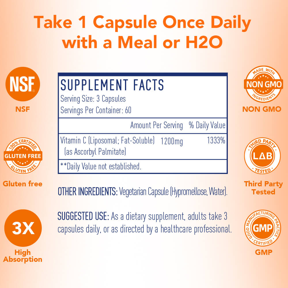 Misspep 1200 mg Liposomal Vitamin C Capsule