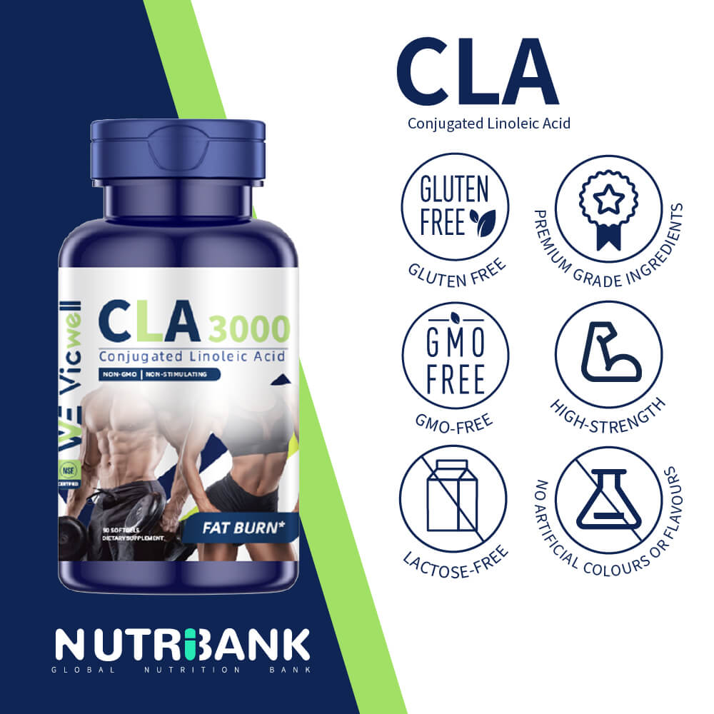 Vicwell CLA 3000 Supplement Softgels