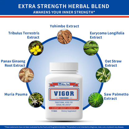 Testosterone Booster Yohimbe Extract Supplement for Men