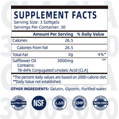 Vicwell CLA 3000 Supplement Softgels