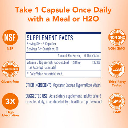 Misspep 1200 mg Liposomal Vitamin C Capsule